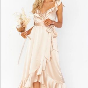 Show me your mumu Samantha Ruffle Wrap Dress